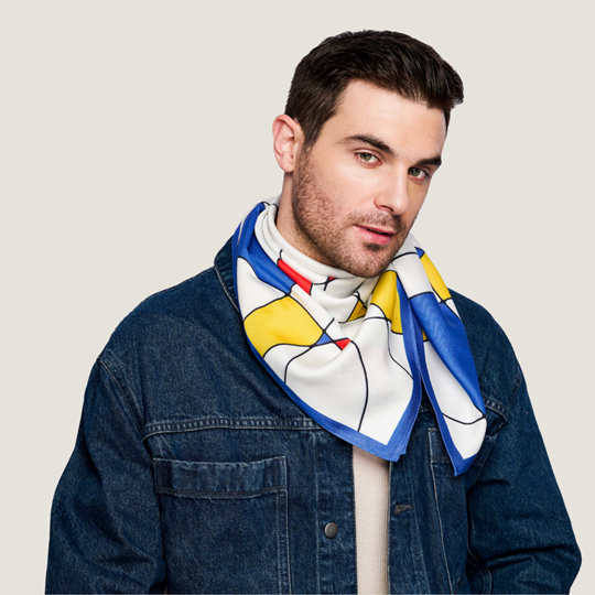 Mondrian Spectrum Scarf