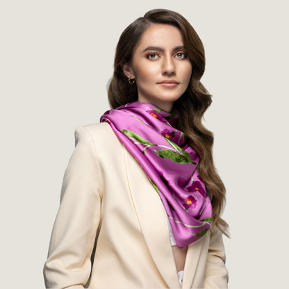 Rose Violet Scarf